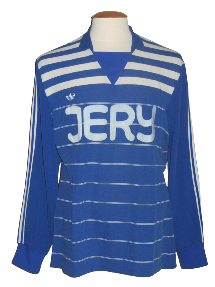 RAAL La Louvière 1984-85 Away shirt MATCH ISSUE/WORN #10
