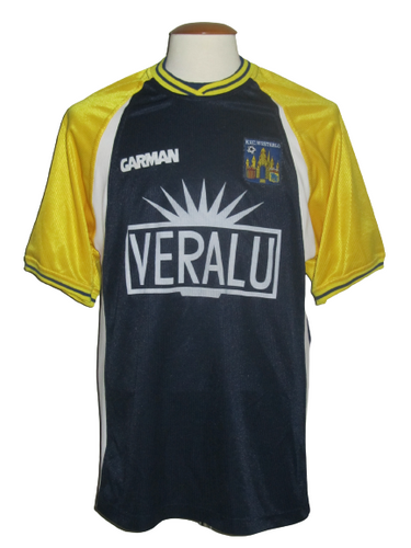 KVC Westerlo 2001-02 Home shirt MATCH ISSUE/WORN #2 Marc Wagemakers