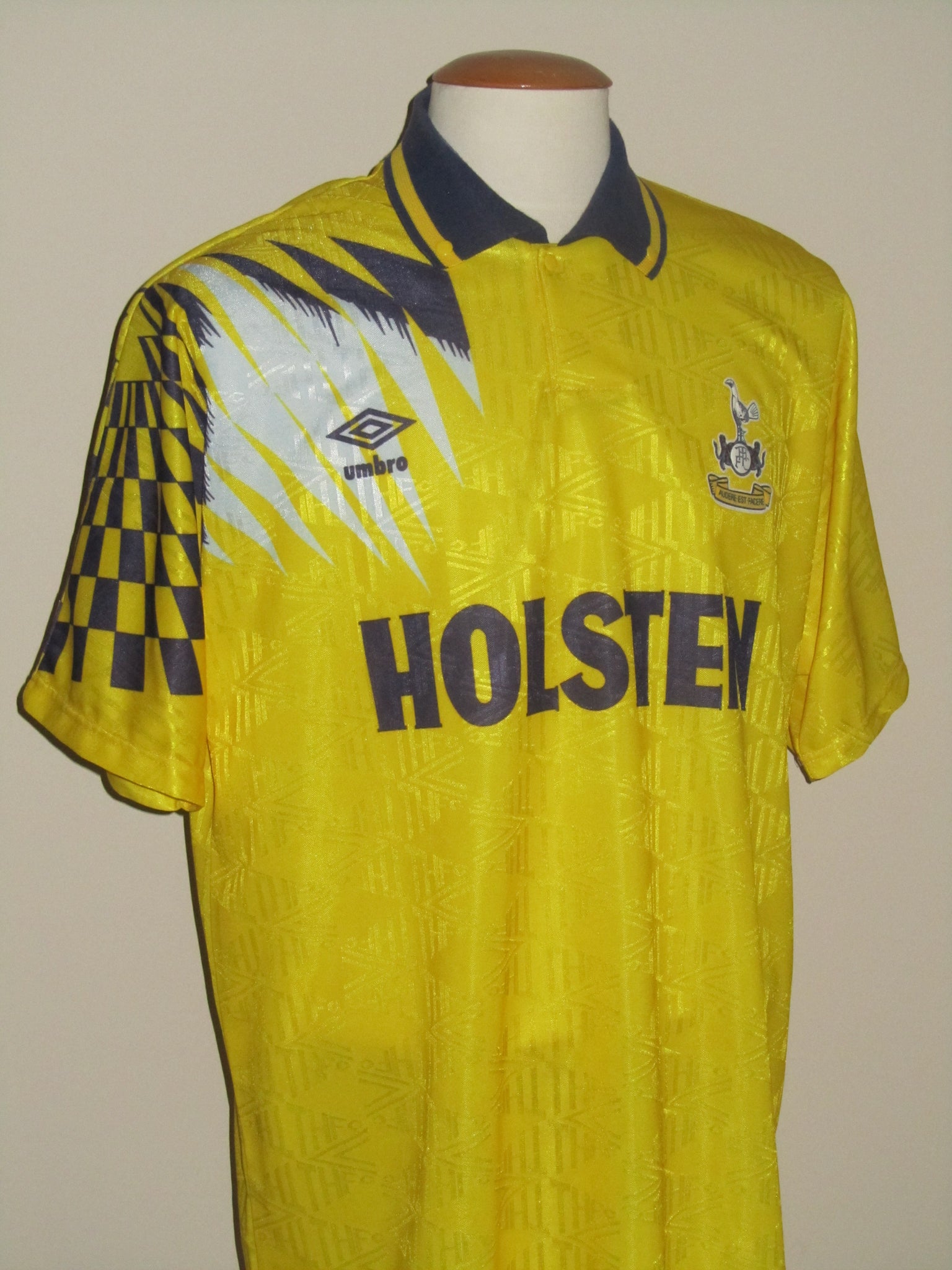 TOTTENHAM HOTSPUR 1991/95 AWAY FOOTBALL SHIRT (XL) – VintageFootballJerseys