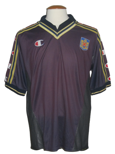 KSK Beveren 2001-02 Away shirt MATCH ISSUE/WORN #4 Gunter De Meyer