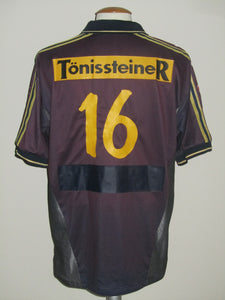 KSK Beveren 2001-02 Away shirt MATCH ISSUE/WORN #16 David Grondin