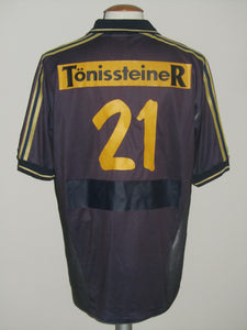 KSK Beveren 2001-02 Away shirt MATCH ISSUE/WORN #21 Steven Wostijn