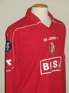 Standard Luik 2008-09  Home shirt MATCH ISSUE/WORN UEFA Cup #6 Wilfried Dalmat