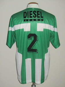 RAAL La Louvière 1993-1997 Home shirt MATCH ISSUE/WORN #2