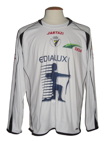 KSC Lokeren 2008-09 Home shirt MATCH ISSUE/WORN #25 Kwinten Clappaert