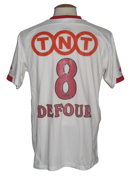 Standard Luik 2007-08 Third shirt MATCH ISSUE/WORN #8 Steven Defour