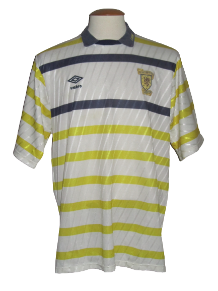 SCOTLAND 1988/1990 AWAY FOOTBALL SHIRT JERSEY UMBRO SIZE L SCOTLAND 1988/1990 AWAY FOOTBALL SHIRT JERSEY UMBRO SIZE L