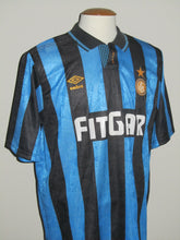 Load image into Gallery viewer, FC Internazionale Milano 1991-92 Home shirt L