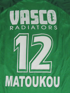 KSK Heusden-Zolder 2003-04 Home shirt MATCH ISSUE/WORN #12 Eric Matoukou