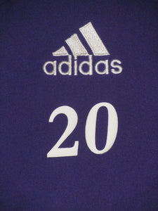 RSC Anderlecht 2001-03 Training shirt PLAYER ISSUE #20 Gilles De Bilde