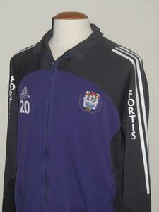 RSC Anderlecht 2001-03 Training jacket and bottom PLAYER ISSUE #20 Gilles De Bilde