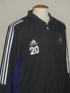 RSC Anderlecht 2001-03 Training jacket and bottom PLAYER ISSUE #20 Gilles De Bilde