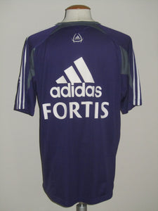 RSC Anderlecht 2004-05 Training shirt PLAYER ISSUE #9 Mbo Mpenza