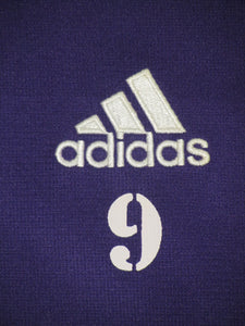 RSC Anderlecht 2004-05 Training shirt PLAYER ISSUE #9 Mbo Mpenza