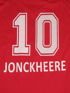 KV Oostende 2013-14 Home shirt MATCH ISSUE #10 Michiel Jonckheere vs KSC Lokeren