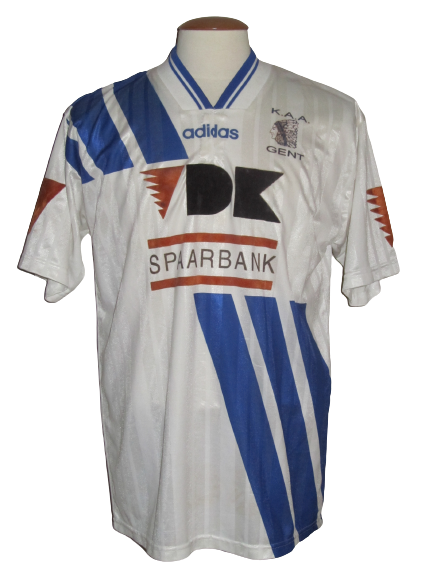 KAA Gent 1994-95 Home shirt MATCH ISSUE/WORN #9