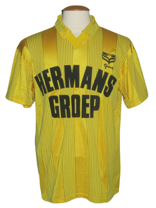 THOR Waterschei 1984-85 Home shirt MATCH ISSUE/WORN #9 Eddy Voordeckers