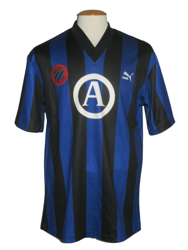 Club Brugge 1989-90 Third shirt MATCH ISSUE UEFA Cup #18