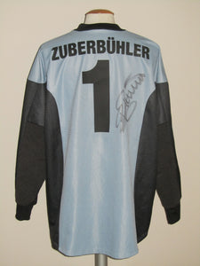 Grasshopper Club Zürich 1998-99 Keeper shirt #1 Pascal Zuberbühler *signed*