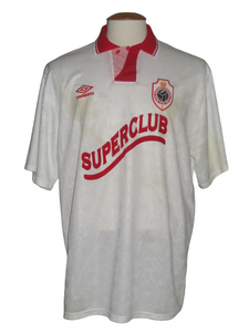 Royal Antwerp FC 1993-94 Away shirt MATCH ISSUE/WORN UEFA Cup #10 Hans-Peter Lehnhoff