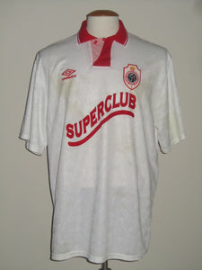 Royal Antwerp FC 1993-94 Away shirt MATCH ISSUE/WORN UEFA Cup #10 Hans-Peter Lehnhoff