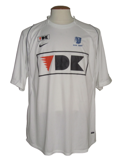 KAA Gent 2005-06 Away shirt XL *signed*
