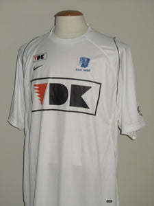 KAA Gent 2005-06 Away shirt XL *signed*