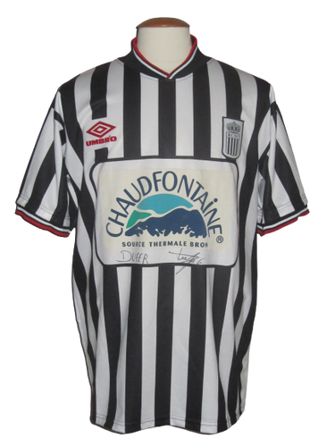 RCS Charleroi 2000-01 Home shirt #19 Grégory Dufer