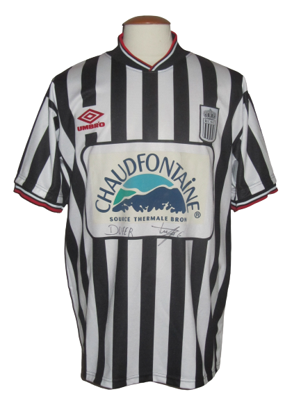 RCS Charleroi 2000-01 Home shirt #19 Grégory Dufer