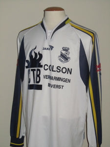 KSK Heusden-Zolder 2001-02 Home shirt MATCH ISSUE/WORN #5
