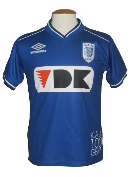 KAA Gent 2000-01 Home shirt XS
