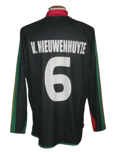 SV Zulte Waregem 2006-07 Away shirt MATCH ISSUE/WORN UEFA Cup #6 Ludwin Van Nieuwenhuyze