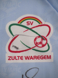 SV Zulte Waregem 2006-07 Third shirt MATCH ISSUE/WORN #19 Jonas Vandermarliere