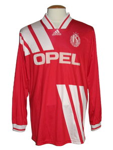 Standard Luik 1993-94 Home shirt MATCH ISSUE Europa Cup II #14