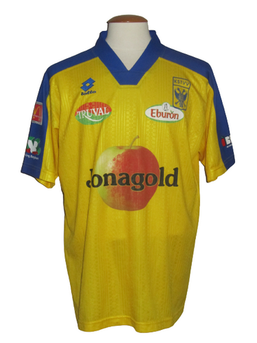 Sint-Truiden VV 1996-97 Home shirt MATCH ISSUE/WORN #6