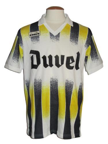 K. Berchem Sport 1991-92 Home shirt MATCH ISSUE/WORN #6