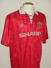 Load image into Gallery viewer, Manchester United FC 1992-94 Home shirt XL