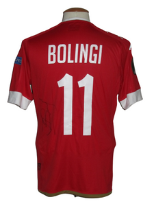 Standard Luik 2016-17 Home shirt MATCH ISSUE Europa League #11 Jonathan Bolingi