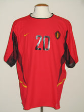 Load image into Gallery viewer, Rode Duivels 2002-04 Home shirt PLAYER ISSUE #20
