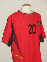 Load image into Gallery viewer, Rode Duivels 2002-04 Home shirt PLAYER ISSUE #20