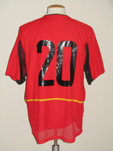 Load image into Gallery viewer, Rode Duivels 2002-04 Home shirt PLAYER ISSUE #20