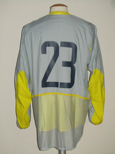 Rode Duivels 2002-04 Keeper shirt PLAYER ISSUE #23