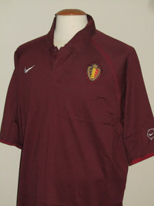 Rode Duivels 2002-04 Polo burgundy XXL (new with tags)