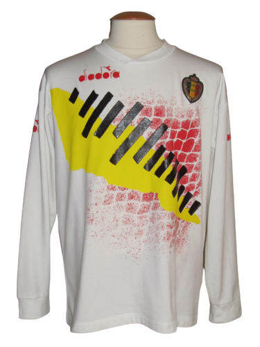 Rode Duivels 1992-93 Training shirt L/S XL