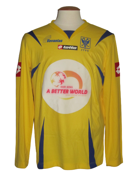 Sint-Truiden VV 2008-09 Home shirt MATCH ISSUE/WORN #23 Yorick Antheunis