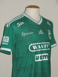 RAAL La Louvière 2020-21 Home shirt MATCH ISSUE #10 Pierre Charles