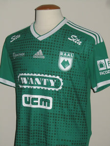 RAAL La Louvière 2020-21 Home shirt MATCH ISSUE #10 Pierre Charles