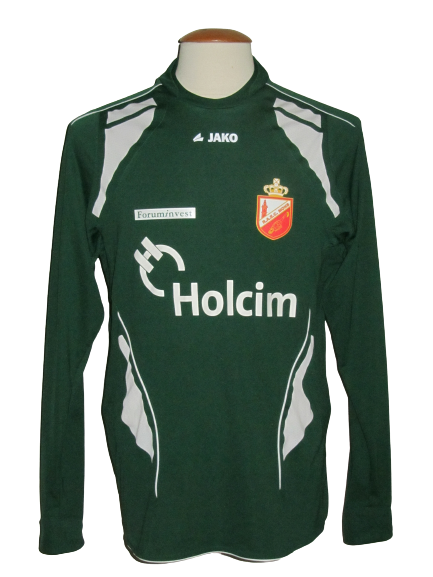 RAEC Mons 2009-10 Away shirt MATCH ISSUE/WORN #24