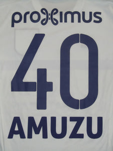 RSC Anderlecht 2018-19 Third shirt MATCH ISSUE/WORN #40 Francis Amuzu *damaged*