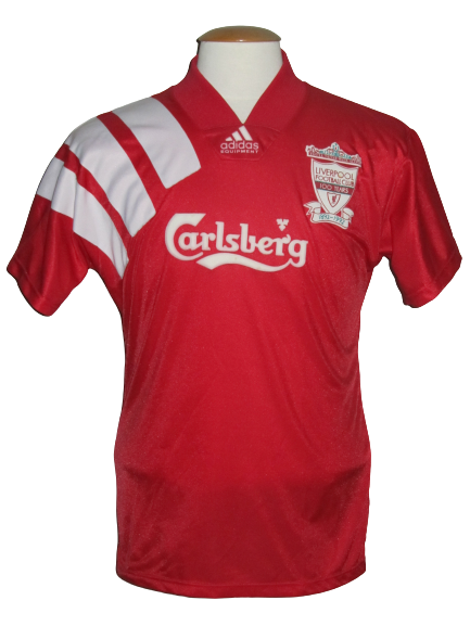 Liverpool FC 1992 93 Centenary Home shirt S Belgian Football